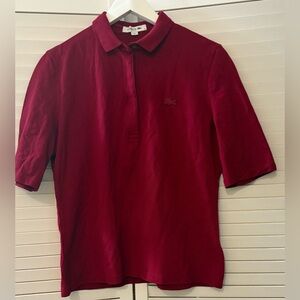 Lacoste Burgundy Slim Fit Polo